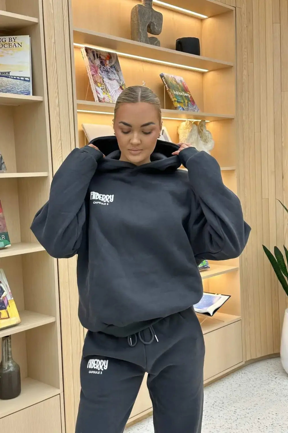 Oversized sales hoodie dame